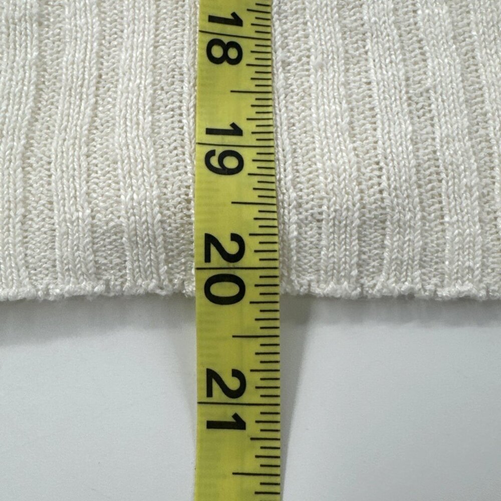 Banana Republic Cardigan Sweater Womens XS Ivory 3 Button V-Neck Preppy $90 NEW - Picture 7 of 11